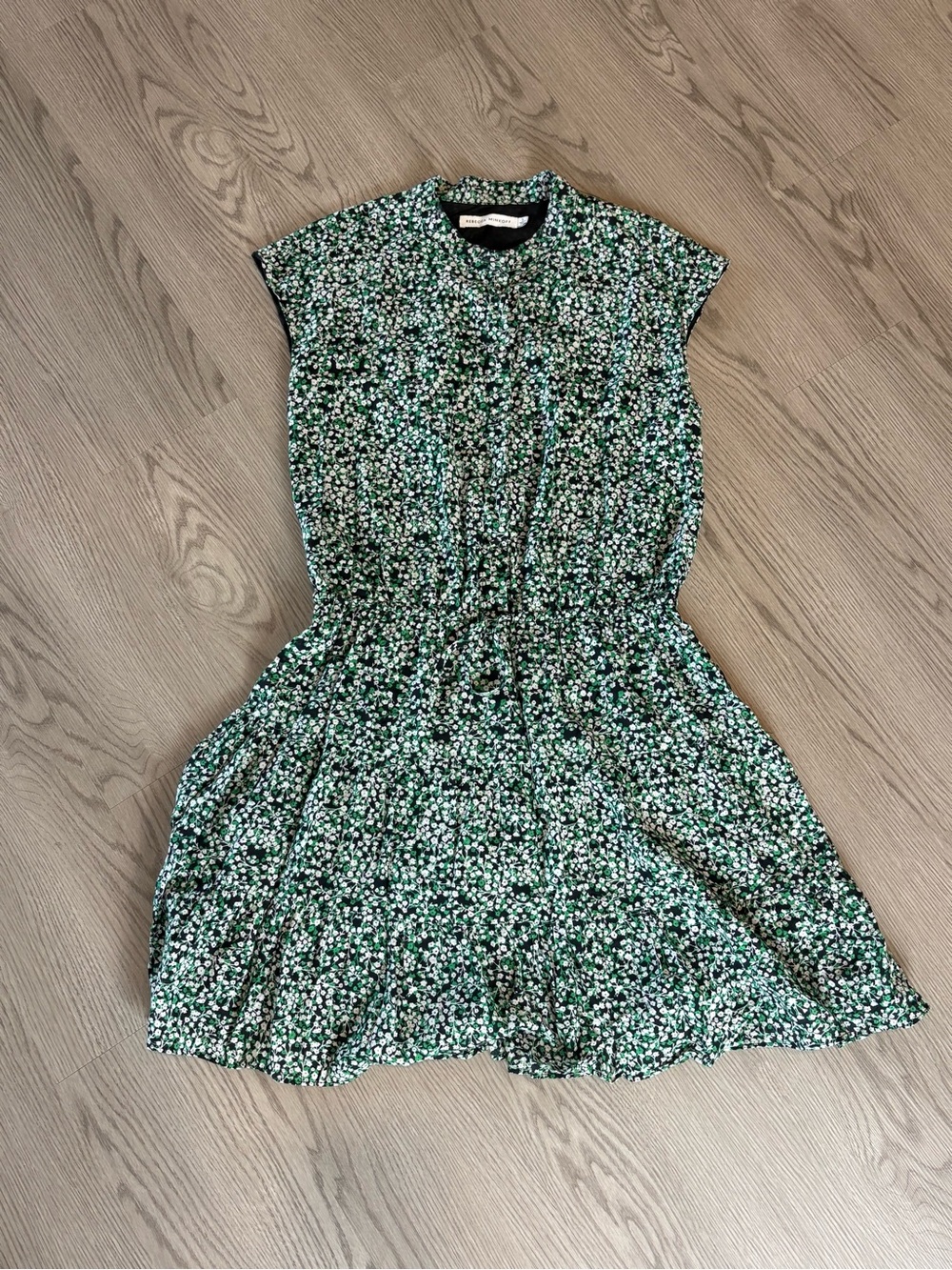 Rebecca Minkoff Green Floral Mini Dress